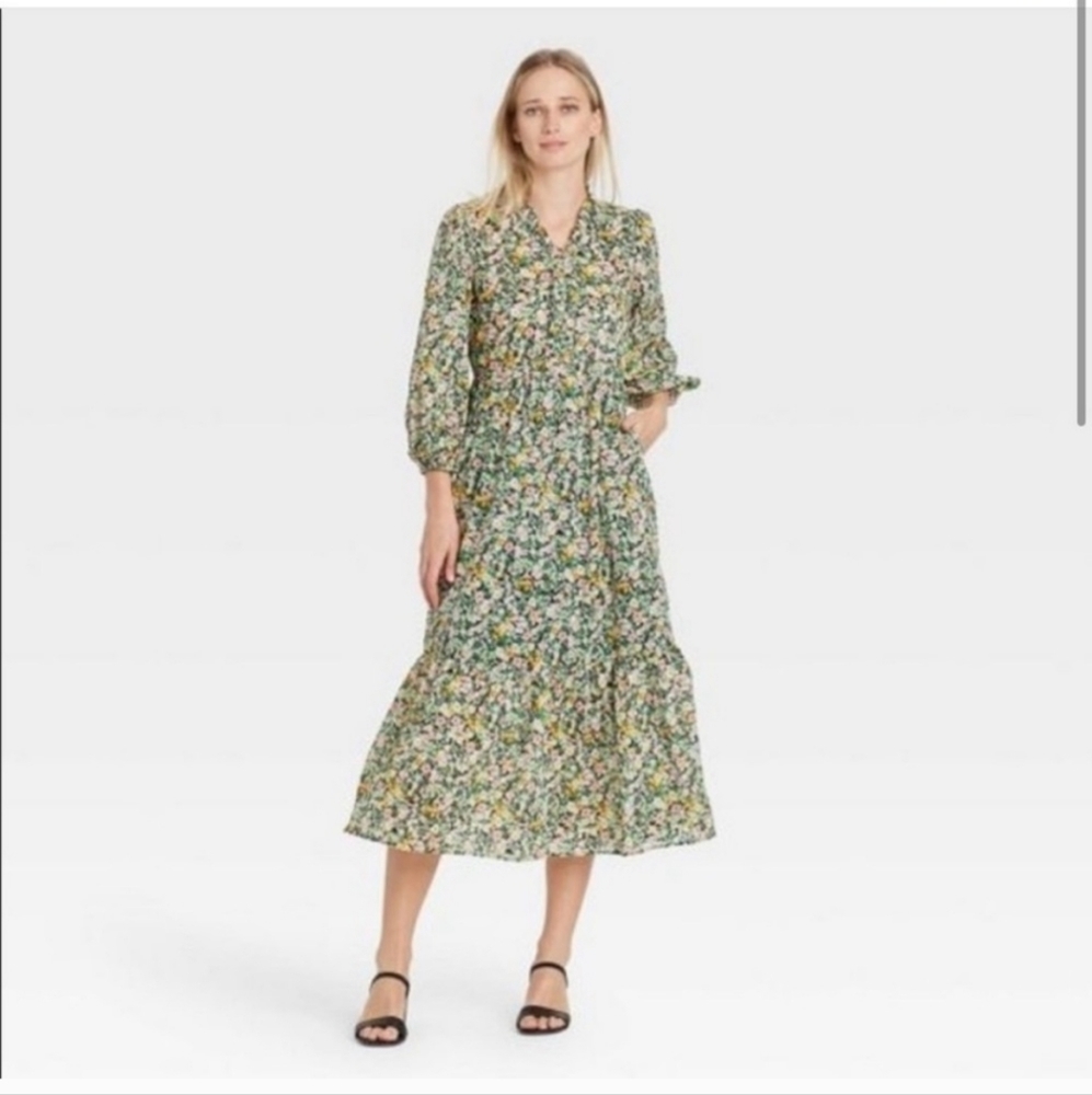 Who What Wear Floral Maxi Dress M
